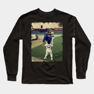 Fernando Valenzuela in Los Angeles Dodgers Long Sleeve T-Shirt